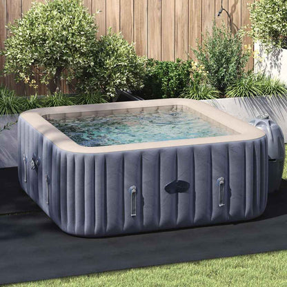 Bodenfolie für Pools Schwarz 274 x 274 cm Vliesstoff
