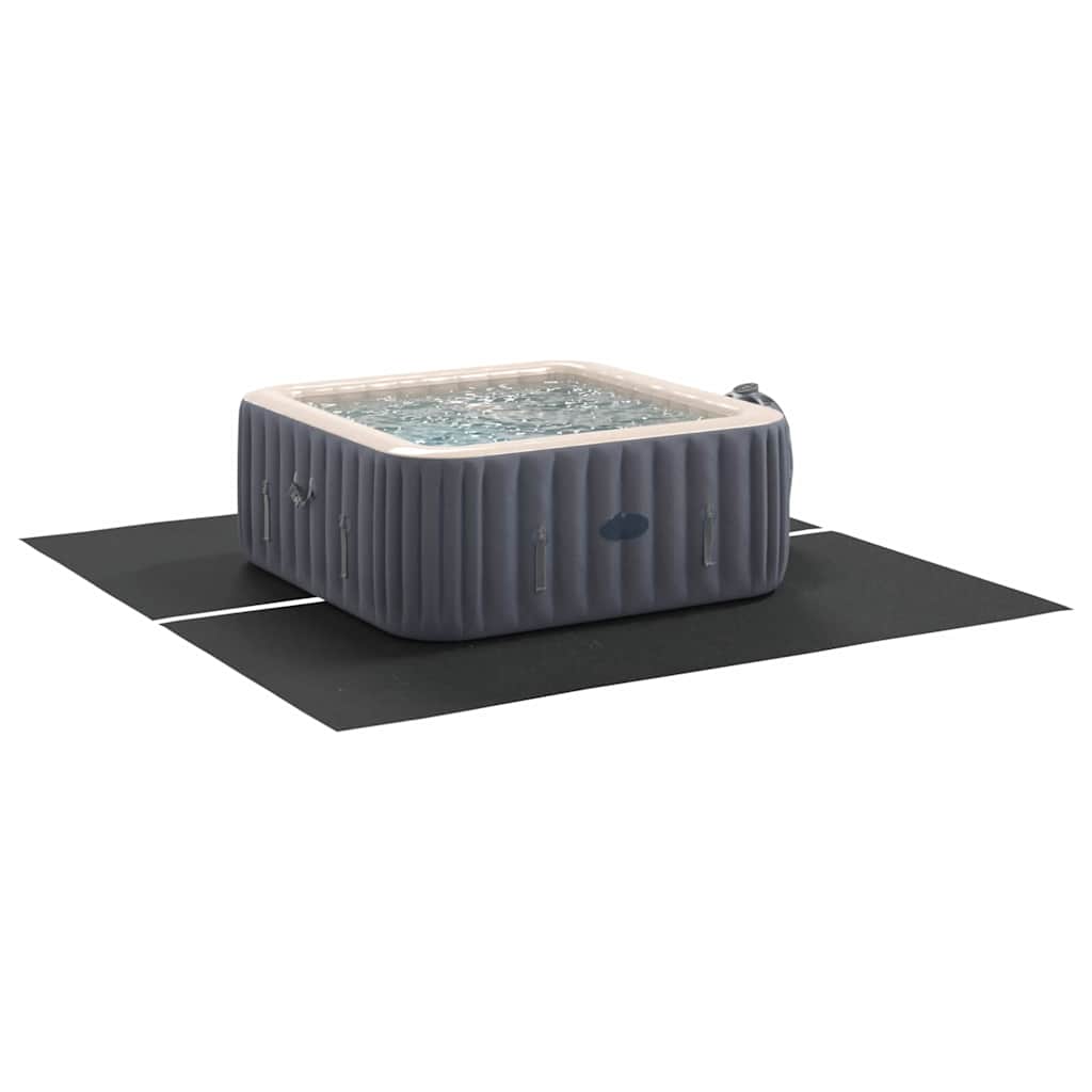 Bodenfolie für Pools Schwarz 274 x 274 cm Vliesstoff
