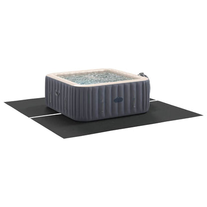 Bodenfolie für Pools Schwarz 274 x 274 cm Vliesstoff