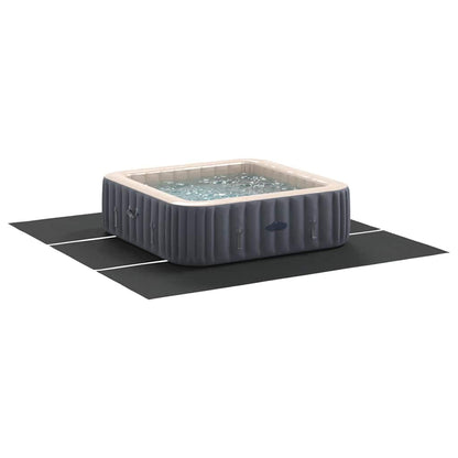 Bodenfolie für Pools Schwarz 396 x 396 cm Vliesstoff