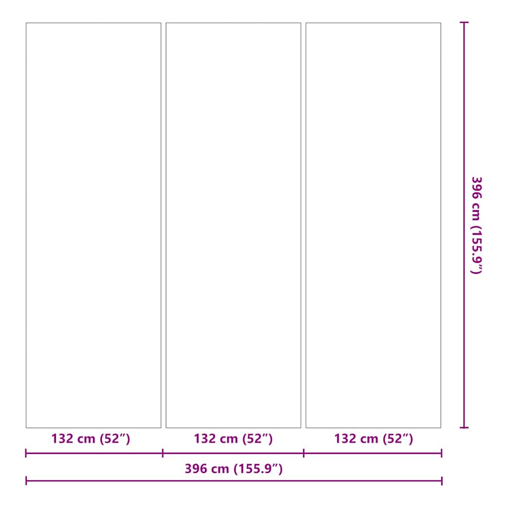 Bodenfolie für Pools Schwarz 396 x 396 cm Vliesstoff