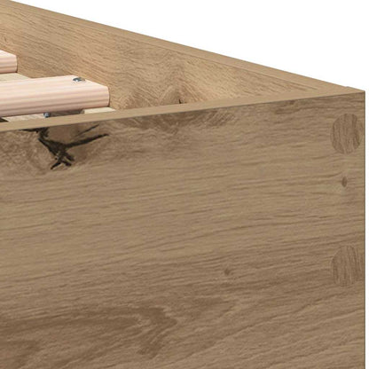 Bettgestell Artisan-Eiche 90 x 190 cm Holzwerkstoff