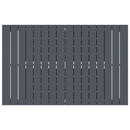 Garten Essgruppe 9 pcs Grau Poly Rattan