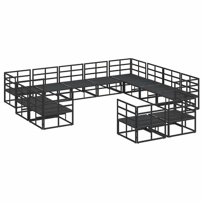 Garten-Sofa-Set mit Kissen 12 pcs