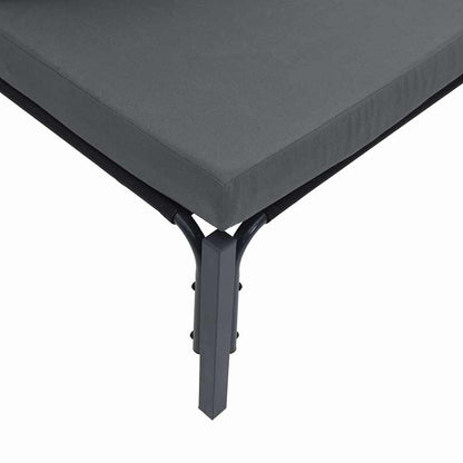 Garten-Sofa-Set 6 pcs Anthrazit Stahl