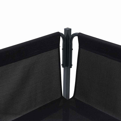 Garten-Sofa-Set mit Kissen 11 pcs Anthrazit Stahl