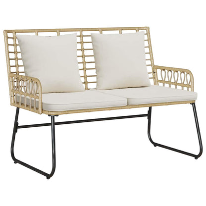 Gartenmöbel Set mit Kissen 4 pcs Schwarz, Anthrazit