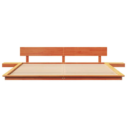 Bettgestell Braun 200 x 200 cm Holz