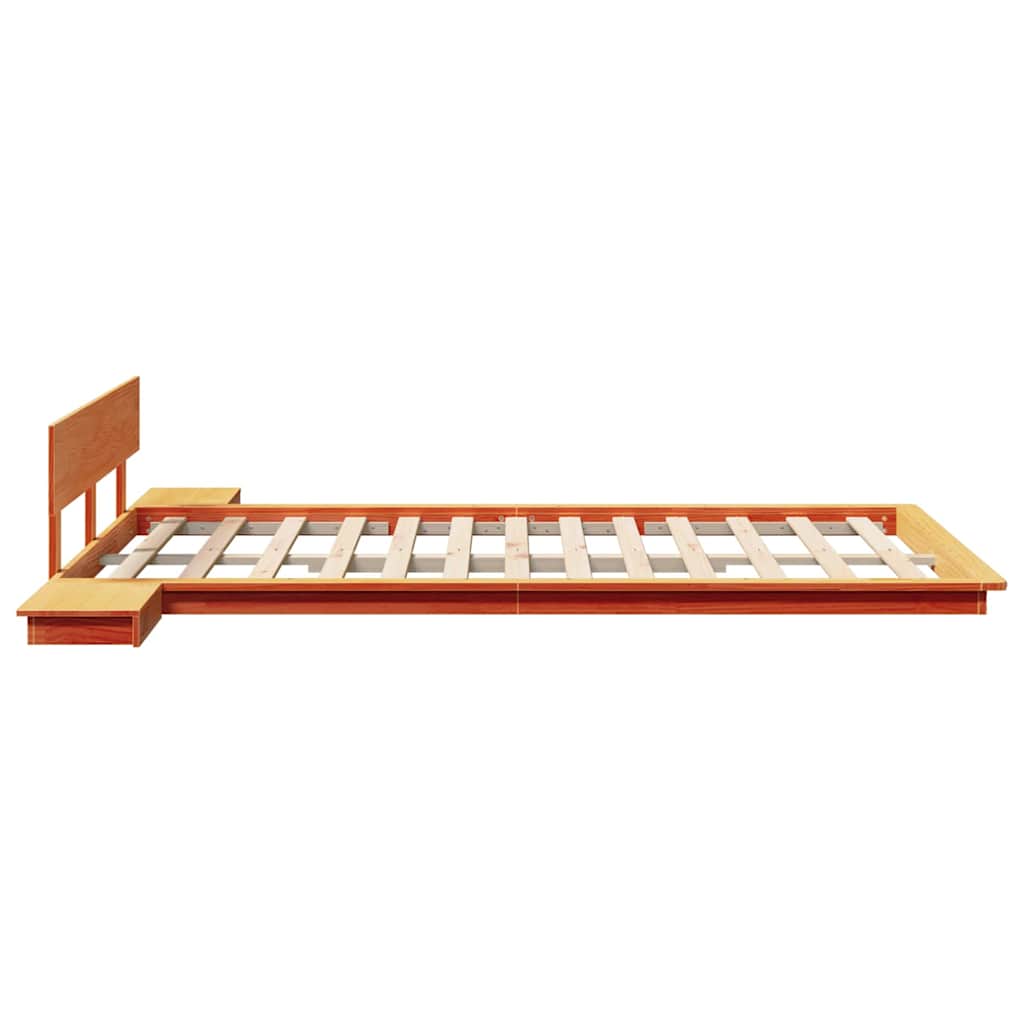 Bettgestell Braun 135 x 190 cm Holz