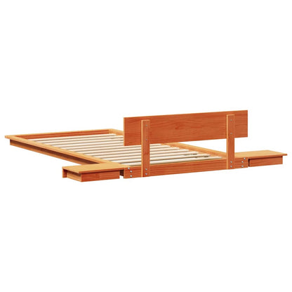 Bettgestell Braun 100 x 200 cm Holz