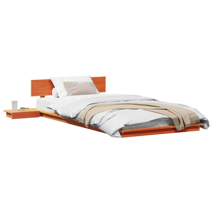 Bettgestell Braun 100 x 200 cm Holz