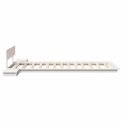 Bettgestell Weiß 90 x 200 cm Holz