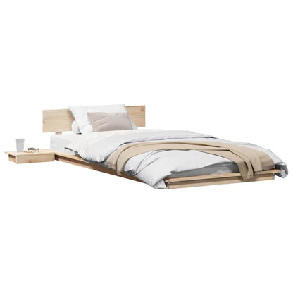 Bettgestell Braun 80 x 200 cm Holz