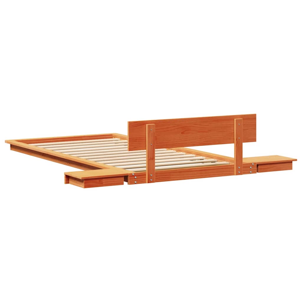 Bettgestell Braun 75 x 190 cm Holz