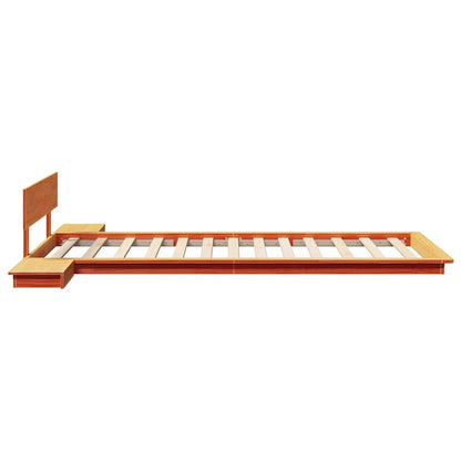 Bettgestell Braun 75 x 190 cm Holz