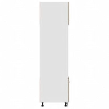 Mikrowellenumbauschrank Lyon Sonoma-Eiche 60x57x207 cm Holzwerkstoff