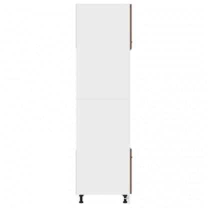 Mikroovnskab Brun Eg Look 60x57x207 cm