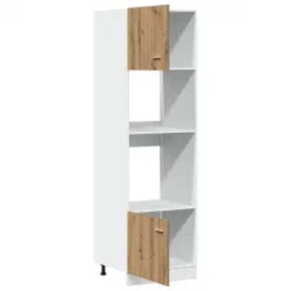 Mikroovnsskab Artisan Eg 60x57x207 cm Træ Materiale