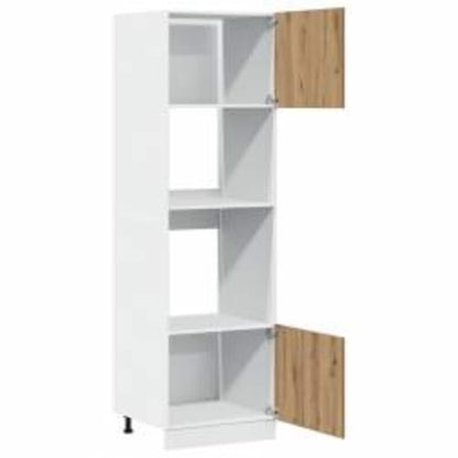 Mikroovnsskab Artisan Eg 60x57x207 cm Træ Materiale