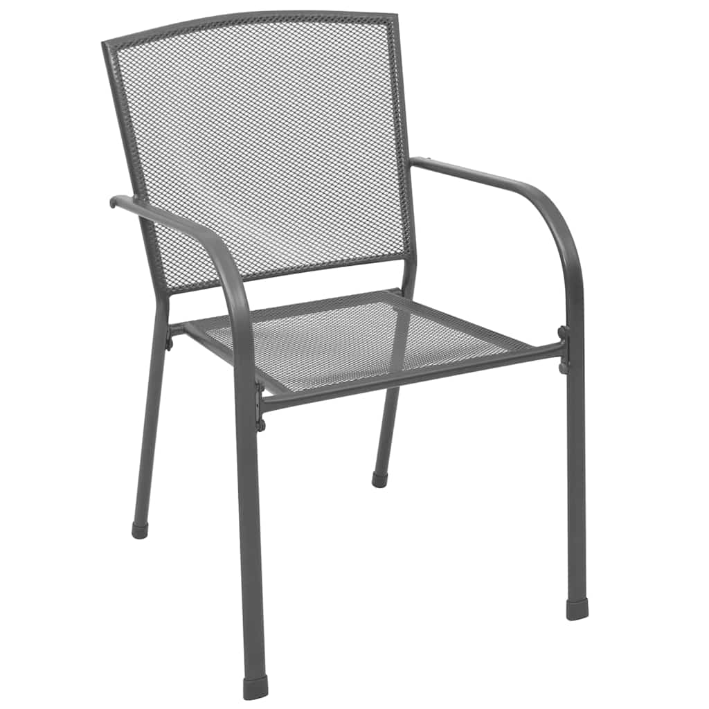 Garten Essgruppe 3 pcs Anthrazit Stahl