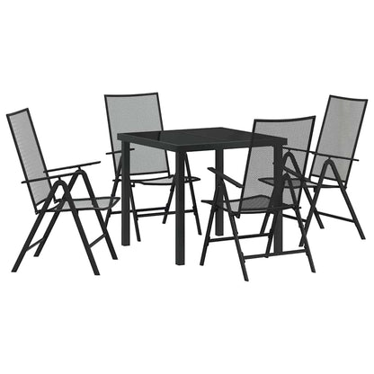 Garten Essgruppe 5 pcs Anthrazit Stahl