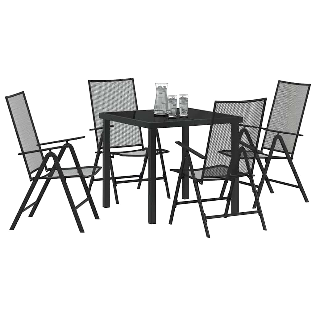 Garten Essgruppe 5 pcs Anthrazit Stahl