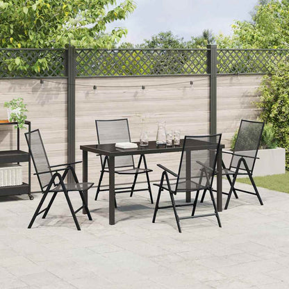Garten Essgruppe 5 pcs Anthrazit Stahl