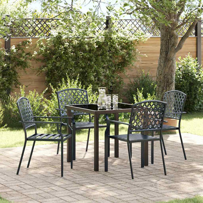 Garten Essgruppe 5 pcs Anthrazit Stahl