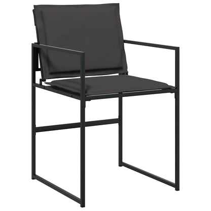 Garten Essgruppe 5 pcs Schwarz 140 x 70 x 73 cm