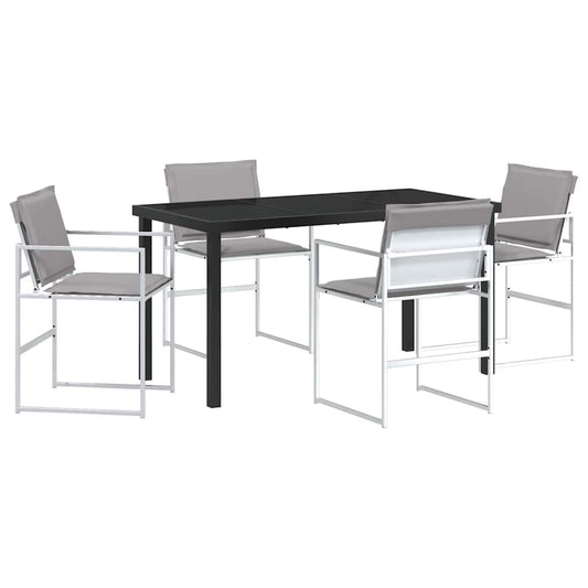 Garten Essgruppe 5 pcs Weiß 140 x 70 x 73 cm