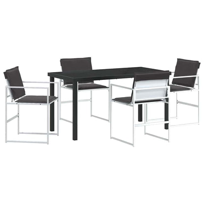Garten Essgruppe 5 pcs Weiß 140 x 70 x 73 cm