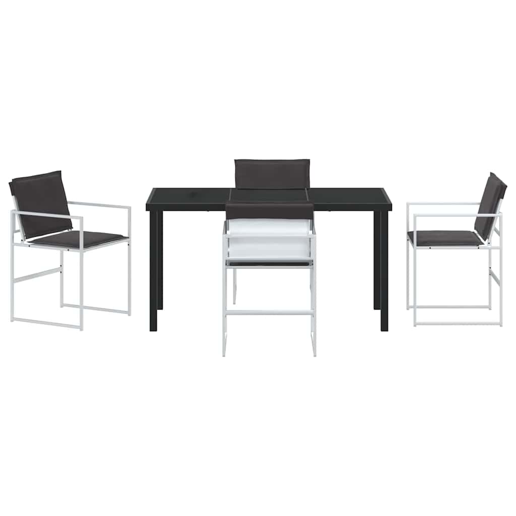 Garten Essgruppe 5 pcs Weiß 140 x 70 x 73 cm