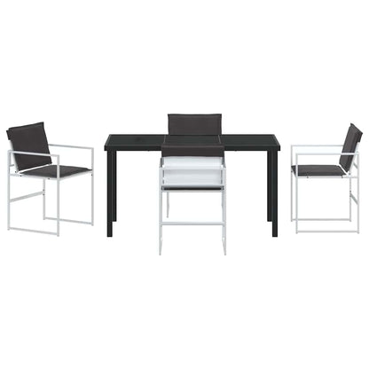 Garten Essgruppe 5 pcs Weiß 140 x 70 x 73 cm
