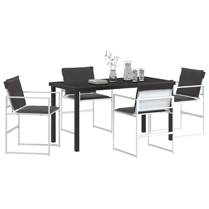 Garten Essgruppe 5 pcs Weiß 140 x 70 x 73 cm