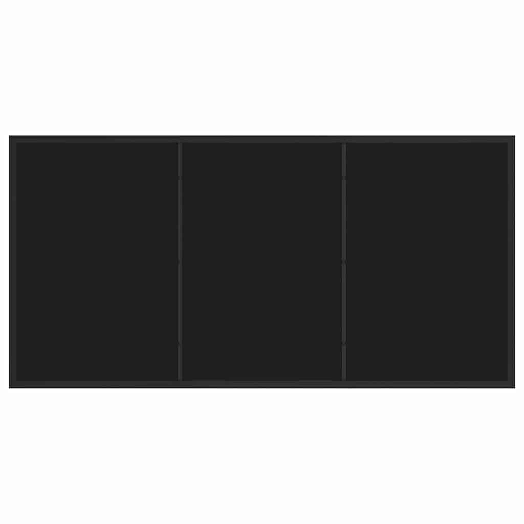 Garten Essgruppe 5 pcs Schwarz Textilene und Stahl