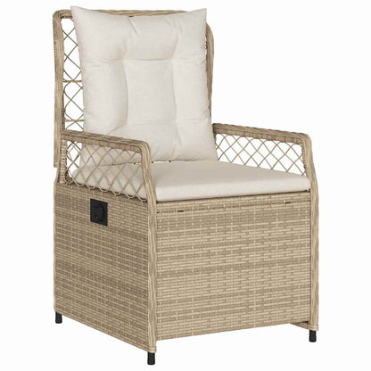 Garten Essgruppe 5 pcs Beige Poly-Rattan