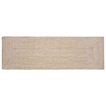 Bereichsteppich Braun 60 x 200 cm Jute