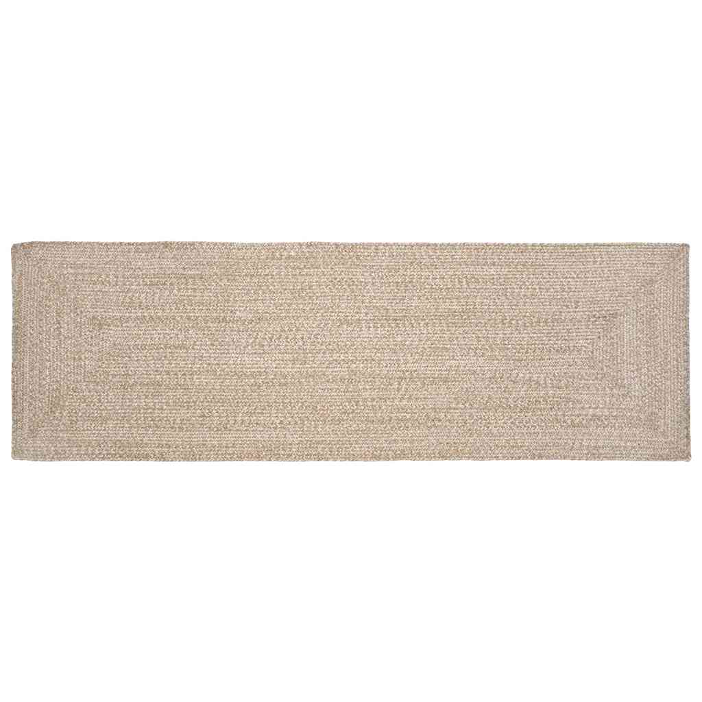 Bereichsteppich Braun 80 x 250 cm Jute