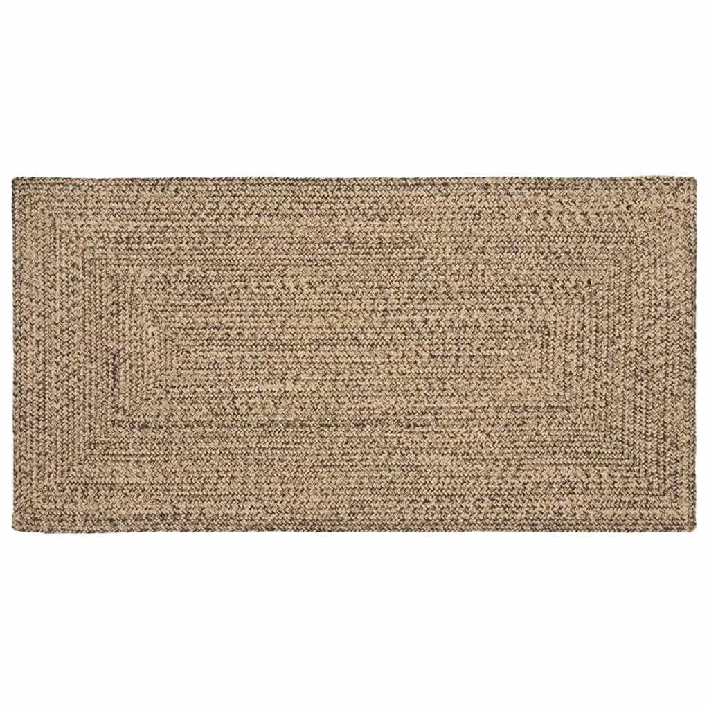 Bereichsteppich Braun 80 x 150 cm Jute