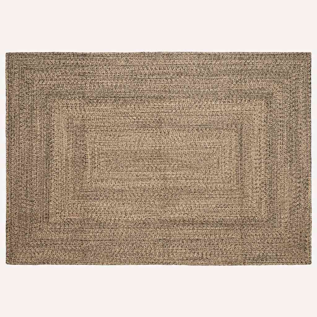 Bereichsteppich Braun 160 x 230 cm Jute