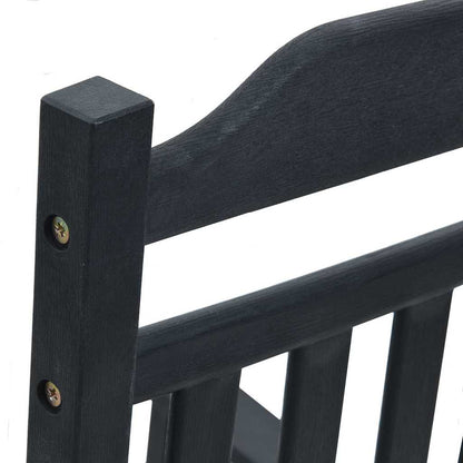 Schaukelstuhl Schwarz 65 x 84 x 114 cm Polyethylen