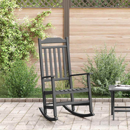 Schaukelstuhl Schwarz 65 x 84 x 114 cm Polyethylen