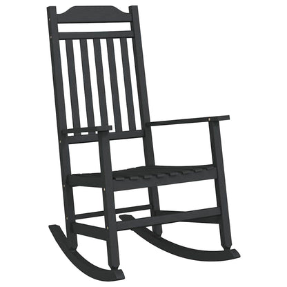 Schaukelstuhl Schwarz 65 x 84 x 114 cm Polyethylen