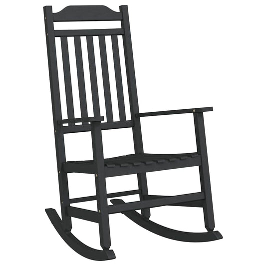 Schaukelstuhl Schwarz 65 x 84 x 114 cm Polyethylen