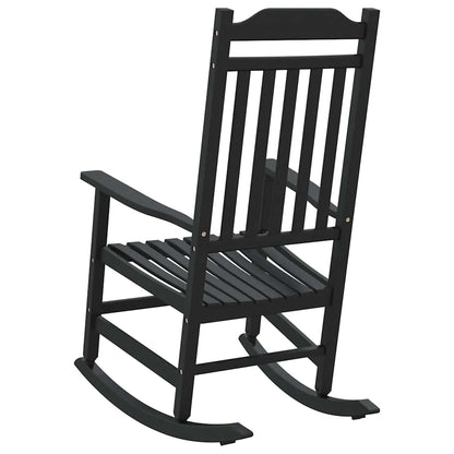 Schaukelstuhl Schwarz 65 x 84 x 114 cm Polyethylen