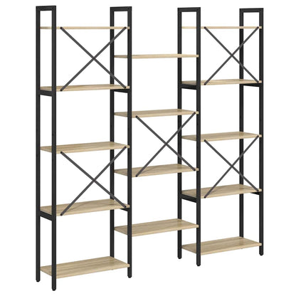 Regal Sonoma Eiche 156 x 25 x 167.5 cm Holzwerkstoff