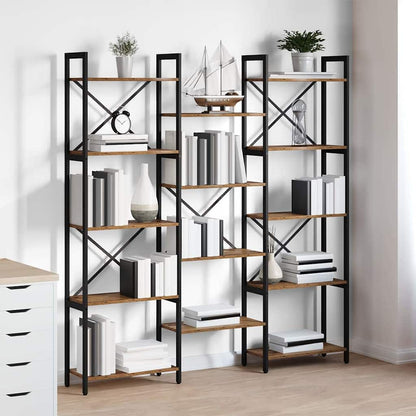 Regal Altholz 156 x 25 x 167.5 cm Holzwerkstoff