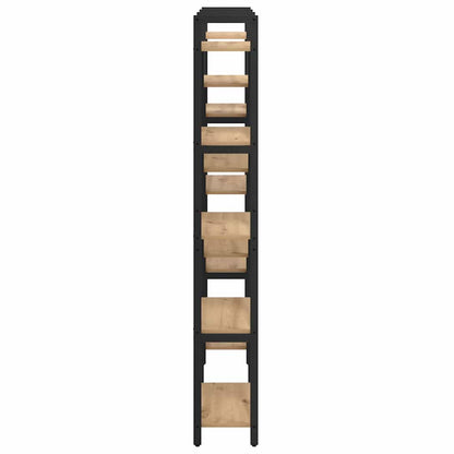 Regal Eiche handwerklich 156 x 25 x 167.5 cm Holzwerkstoff