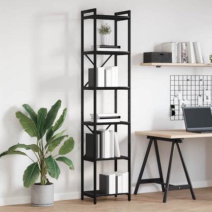 Bücherregal Schwarze Eiche 40 x 30 x 188 cm Holzwerkstoff