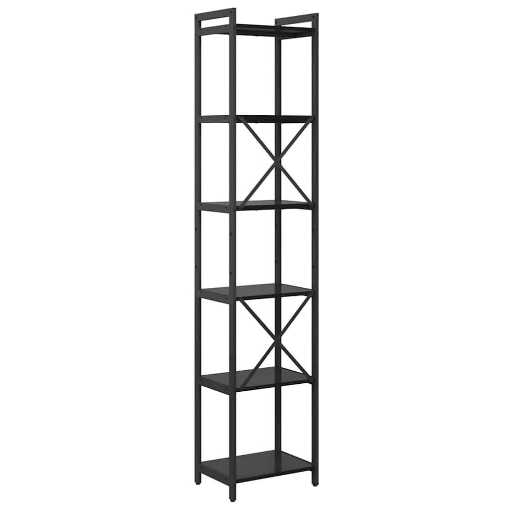 Bücherregal Schwarze Eiche 40 x 30 x 188 cm Holzwerkstoff